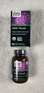 Gaia Herbs Milk Thistle 60 Vegan Capsules Exp 7/2027 - Picture 1 of 8