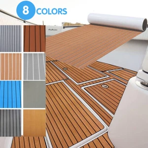 EVA Foam Boat Decking Deluxe Marine Yacht Flooring Mat Faux Teak Decking Sheet - Bild 1 von 67