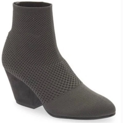 Botín calcetín Eileen Fisher nuevo sin caja color grafito dalia talla 9 malla elástica tejido Foto 1 de 4