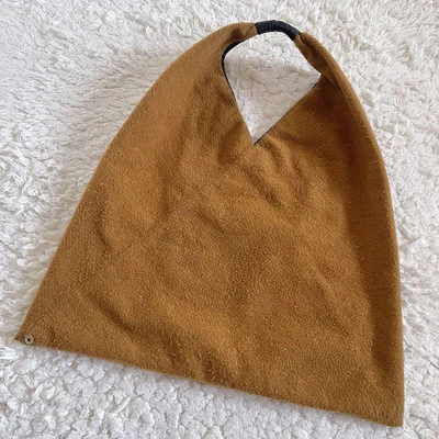 Bolso Japonés Margiela Mm6 Lana Marrón Camello Grande Mujer Colección Original LTD Foto 1 de 4