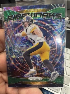 2024 Panini Prizm - Fireworks T.J. Watt #15 Green Wave Prizm - Bild 1 von 2
