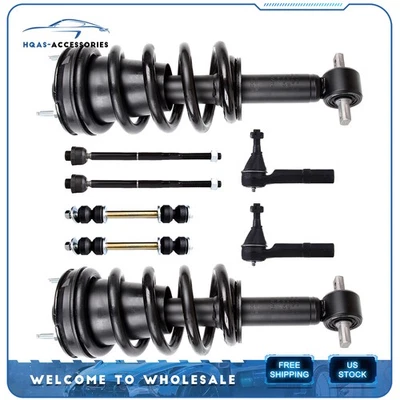 Front Complete Strut Suspension Kit For GMC SIERRA 1500 2007-2013 Foto 1 de 4
