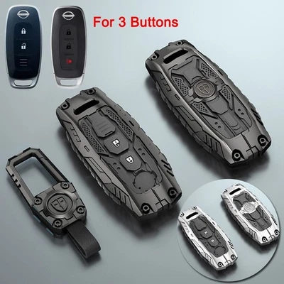 Metal Car Key Fob Cover Case For Nissan X-trail T33 Ariya Qashqai J12 2022-2026 - Image 1 of 4