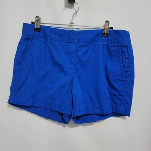 J. Crew Vibrant Blue Women's Chino Shorts, Size 6. Excellent Condition. - Picture 1 of 3