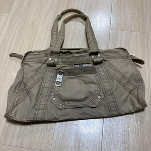 DIESEL Metal Logo Beige Shoulder bag No accessories Junk - Picture 1 of 10
