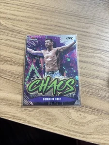 2024 TOPPS - FINEST UFC - CHAOS - DOMINICK CRUZ CHA-6 - Picture 1 of 3
