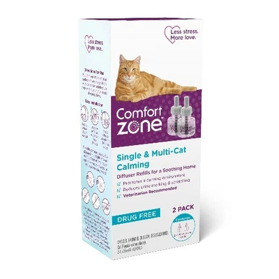 Comfort Zone Single & Multi-Cat Calming Diffuser Refills, 2-Pack (60 Days) - Image 1 of 4