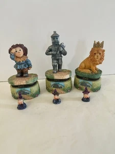 Wizard of Oz, set of 3 Trinket Boxes, Direct Connection, 2002 - Picture 1 of 14