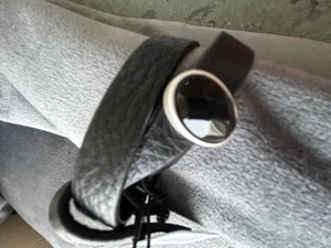 NEU Sence Copenhagen Lederarmband schwarzer Achat Schliff Anti-Stress NP 59 € - Bild 1 von 5