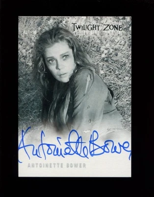 Cartão de autógrafo Antoinette Bower Twilight Zone #A-11 - Imagem 1 de 2