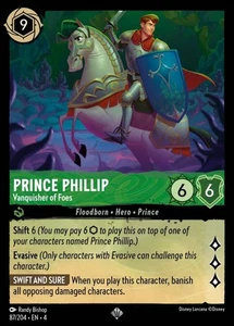 Prince Phillip - Venquisher of Foes (087) Ursula's Return Disney Lorcana - Imagen 1 de 1
