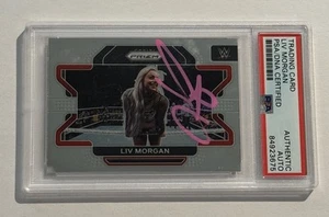 2022 Panini Prizm WWE RAW Liv Morgan SIGNED AUTO #46 PSA - Picture 1 of 2