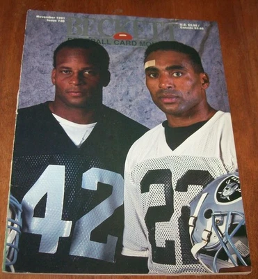 Edición #20 de noviembre de 1991 Beckett de béisbol mensual Ronnie Lott en revista de portada Foto 1 de 3