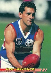 1994 Select Base Card [ 82 ] Tony LIBERATORE Western Bulldogs - Picture 1 of 1