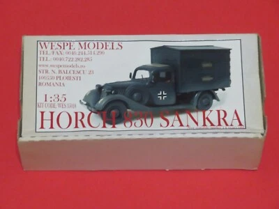 WESPE MODEL WES 35018 HORCH 830 SANKRA RESIN MODEL KIT 1:35 - Immagine 1 di 3