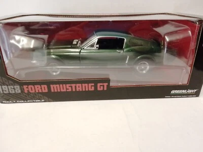 Greenlight Ford Mustang GT green 1968 1/18 13615 - Immagine 1 di 2