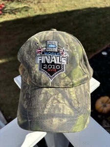 VTG PBR Bull Riding Rodeo World Finals Las Vegas 2010 Camo Hat Camouflaged Hunt - Picture 1 of 4