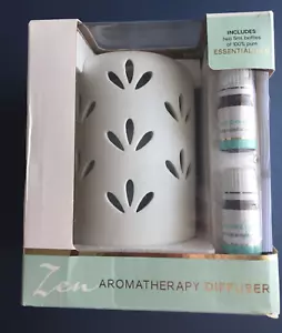 Ultraschall Aromatherapie Zena Diffusor ätherische Öle zwei 5mi Flaschen Neu im Karton - Bild 1 von 8