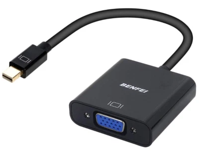 Mini DisplayPort to VGA, Benfei Mini DP Display Port to VGA (Thunderbolt Compati - Image 1 of 4