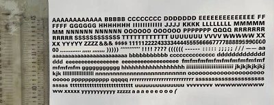 New Letterpress Type - 12 Pt. Univers 75 Extra Bold - Image 1 of 2