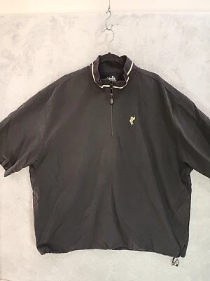 Ashworth Weather System Men's 2XL Black Short Sleeve Quarter Zip Pullover... - Image 1 of 4