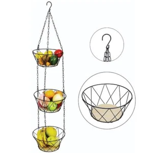 The Rombs Obstkorb hängend Obst Hängekorb Obst Aufbewahrung Obstschale - Bild 1 von 8