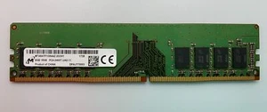8GB Micron 1RX8 PC4-2400T-UA2-11 (MTA8ATF1G64AZ-2G3H1) Desktop Ram - Picture 1 of 2