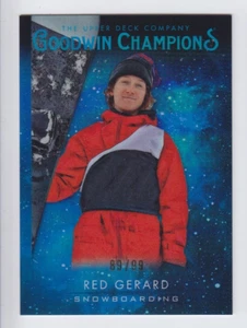 2021 UD GOODWIN CHAMPIONS RED GERARD /99 COSMIC PLATINUM PARALLEL #43 Snowboard - Picture 1 of 1