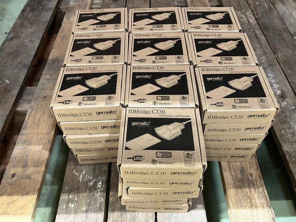 x50 GEMALTO IDBRIDGE CT30 USB SMART CARD READERS  - BRAND NEW - Image 1 of 4