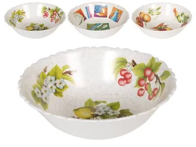 Insalatiera In Melamina Decoro Assortito Cm 25 (COLORI MISTI) - Immagine 1 di 3