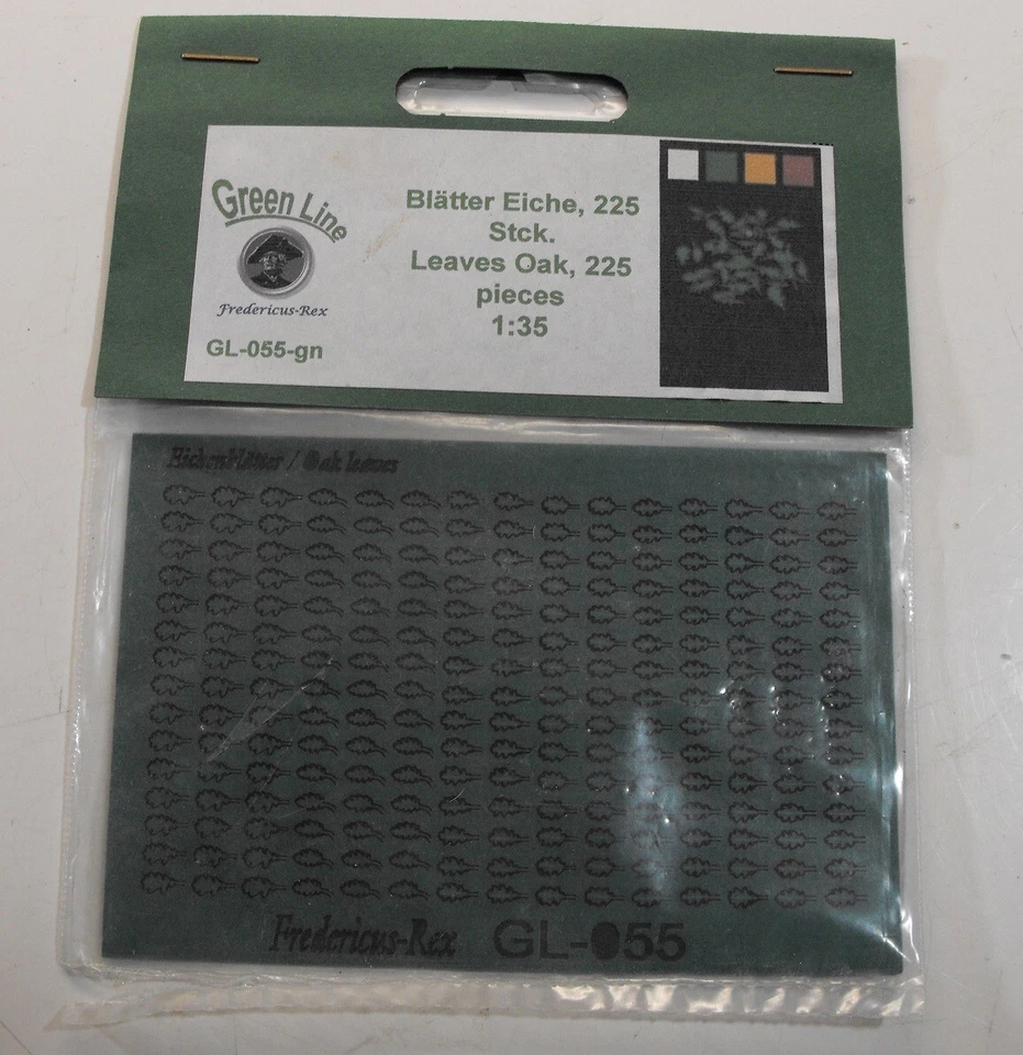 GREEN LINE GL-055-GN SCALA 1/35 LEAVES OAK 225 PEZZI - Immagine 1 di 1