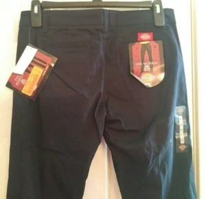 Dickies Slim Fit The worker Boot Cut Pants NWT Navy or Black N882, N882S - Picture 1 of 7