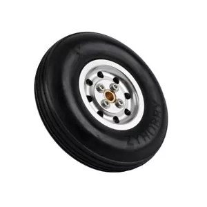 1 Paar 3,0"/76,2 mm Vollgummiräder mit Alu-Nabe für RC-Flugzeuge - Bild 1 von 7