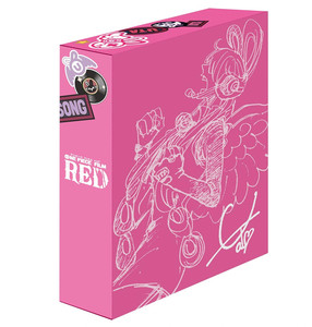 ”ONE PIECE FILM RED ”Limited Edition  Blu-ray Clear sleeve "Uta Shanks" +Card "