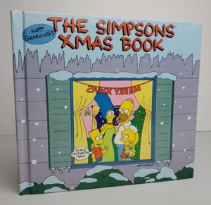 The Simpsons Xmas Book Matt Groening 1st Edition 1990 Hardcover - Picture 1 of 2