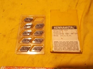9 KENNAMETAL NPR134N INDEXABLE CARBIDE INSERTS lathe bit TOP NOTCH PROFILING - Picture 1 of 5