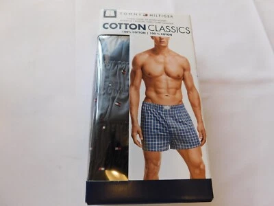 Tommy Hilfiger Cotton Classics 3-Pack Classic Fit Woven Boxers Size S 28-30 NEW - Image 1 of 4