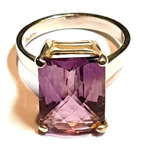 Ring Silber Sterling 925 mit Amethyst RG 62 Ø ca.19,7mm - Bild 1 von 6