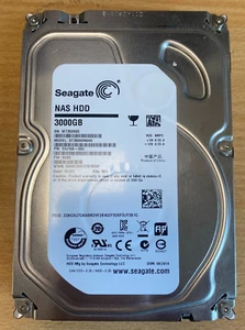 ST3000VN000 3TB 3.5" SATA HDD - 1HJ166-500 F/W: SC60 - FAILED SMART TEST - Picture 1 of 4