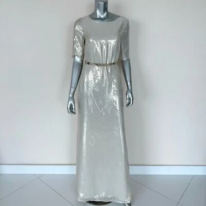 NWT!!! Patrizia Pepe women long sheer dress size 40IT or S Authentic Retail 569$ - Picture 1 of 15