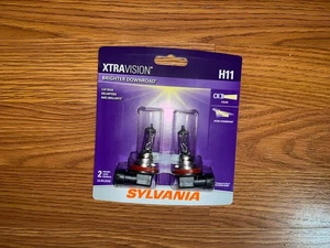 Sylvania H11 XtraVision Halogen Headlight Set 2 Bulbs Brand New - Picture 1 of 1