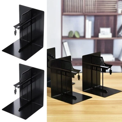  Buchstützen Modern Bücherhalter Ständer Metallbuchungen Buchenden - Bild 1 von 4