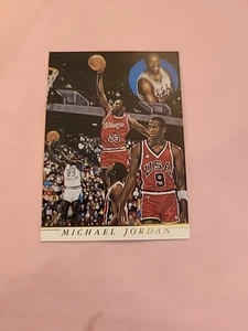 🔥 MICHAEL JORDAN ARTIST PROMOTIONAL INSERT BY ANTHONY DOUGLAS RARE - Picture 1 of 6