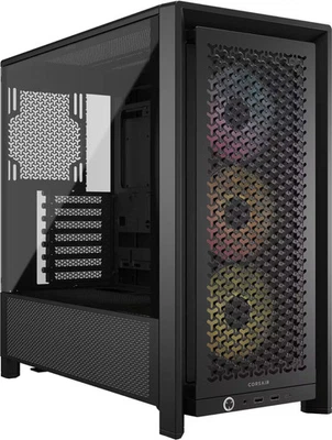 CORSAIR - FRAME 4000D RS ARGB ATX Mid-Tower PC Case - Black - Image 1 of 4