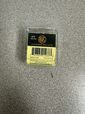 Pellets de limpieza de fieltro RWS, .177 Cal- 100 unidades Foto 1 de 2