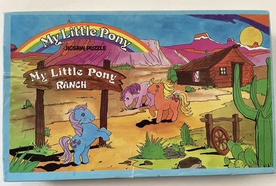 Vintage My Little Pony Puzzle 1983 Hasbro All Pieces MLP Ranch Picture - Image 1 of 4