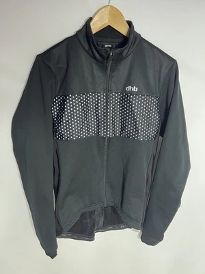 DHB Fahrradjacke Tempo Full Zip Windstopper | Herren | Schwarz/Weiß | Large | - Bild 1 von 4