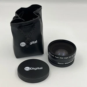 Tru Digital Macro Attachment 58mm 0.45X Super Wide Angle HD MC DSLR Lens M58 - Picture 1 of 10