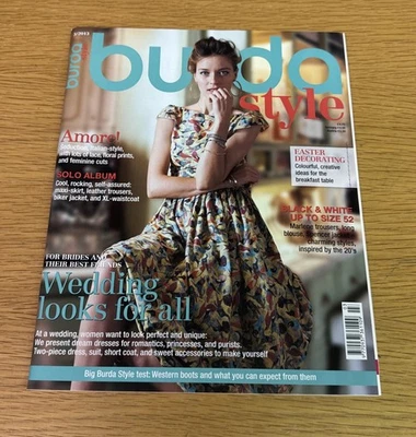 BURDA STYLE MAGAZINE SEWING PATTERNS 3/2012 ENGLISH - Image 1 of 4