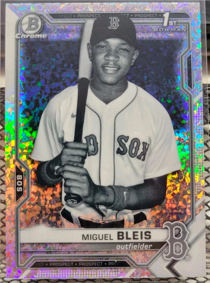 Miguel Bleis 2021 Bowman Chrome LITE Black & White Diamond 1st BCP-167 - Image 1 of 1